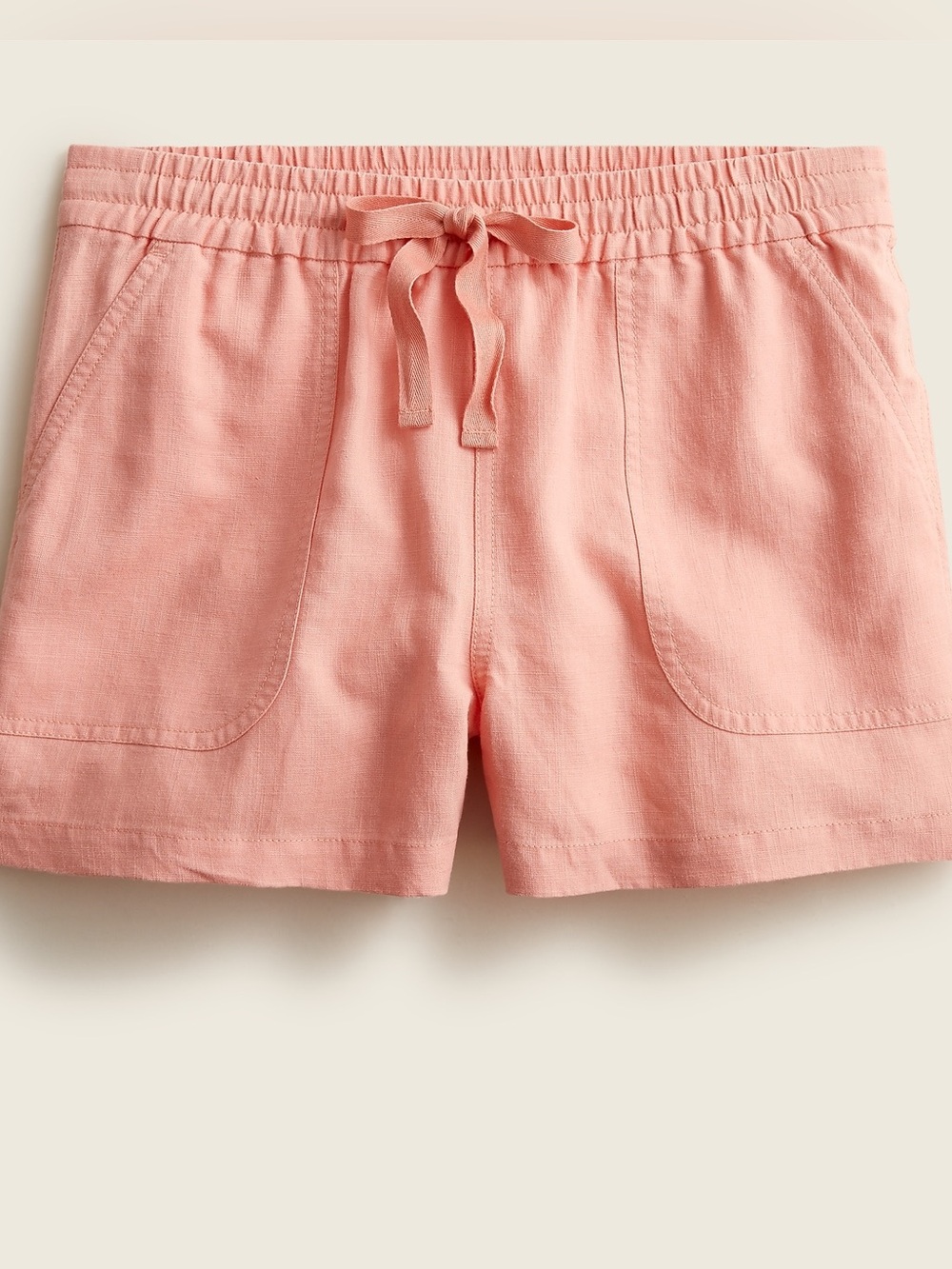 J Crew Seaside Short, Linen Blend, Romance Pink, MSRP $50, XS